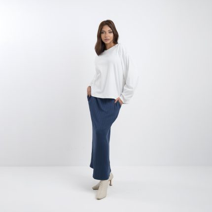 Women’s White Full Sleeve Sweat Shirt