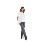 Women’s White Classic Oversized Basic Tee - Image 3