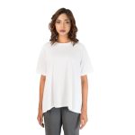 Women’s White Classic Oversized Basic Tee