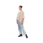 Stanford Oversized Graphic Tee – Beige - Image 4