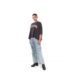 Stanford Oversized Graphic Tee – Charcoal Black - Image 2