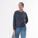 Women’s Dark Grey Textured Winter Sweater - Image 4