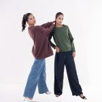 Women’s Brown Textured Oversized Winter Sweater - Image 3