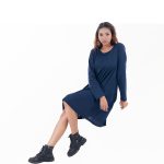 Women’s Navy Long Sleeve Relaxed Fit - Image 3