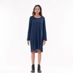 Women’s Navy Long Sleeve Relaxed Fit - Image 2