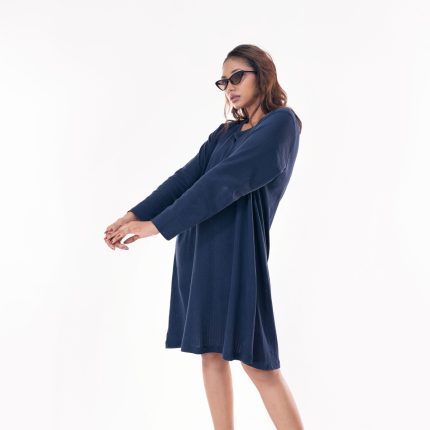 Women’s Navy Long Sleeve Relaxed Fit