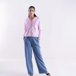 Women’s Pink Velvet Zip-Up Hoodie - Image 3