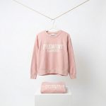 Pink "Fremont" Printed Crewneck Sweatshirt